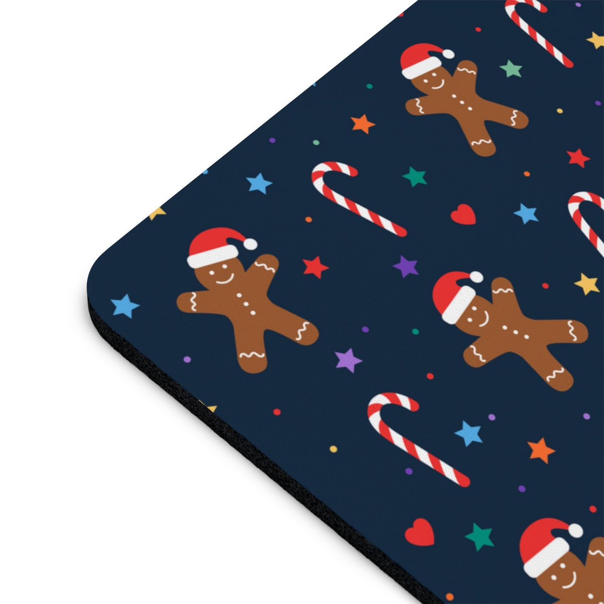Gingerbread and Candy Canes Mouse Pad