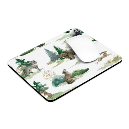 Wild Forest Animals Mouse Pad