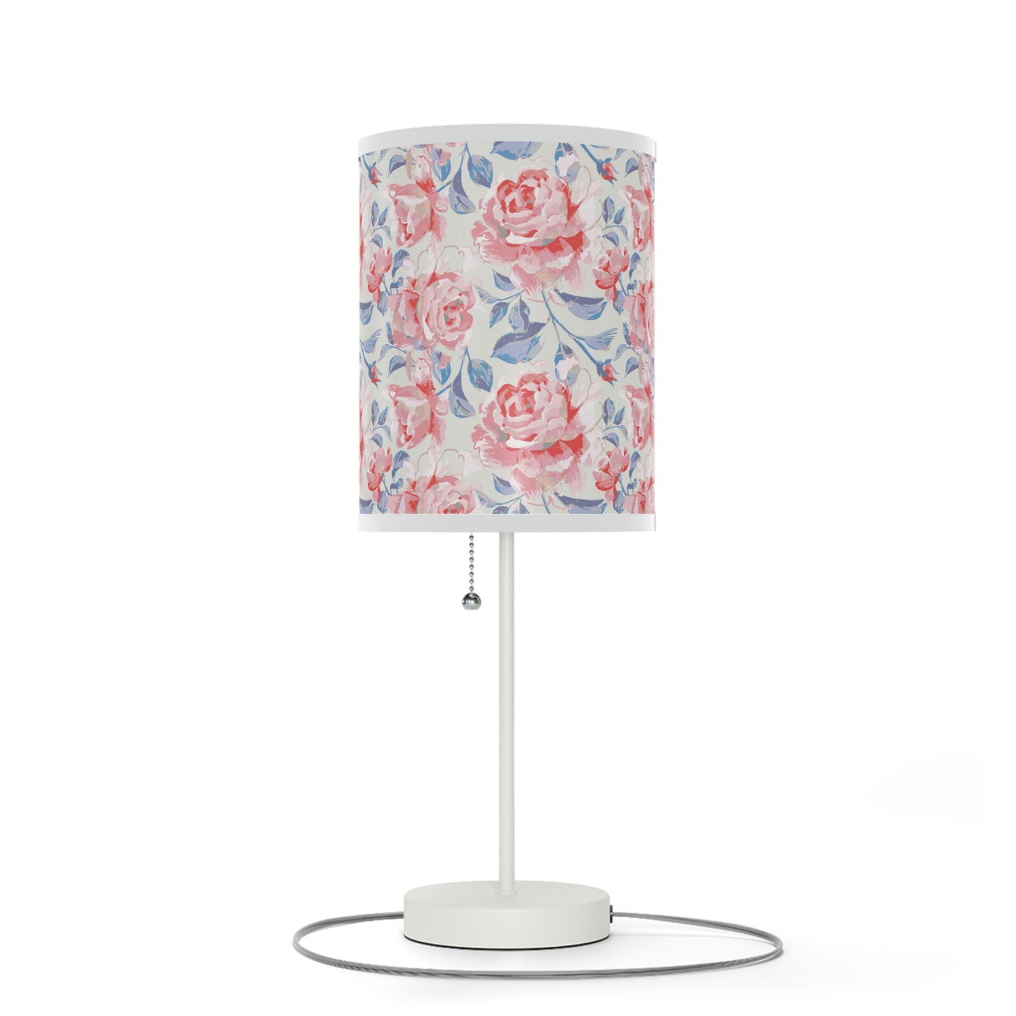 Pink Roses Table Lamp