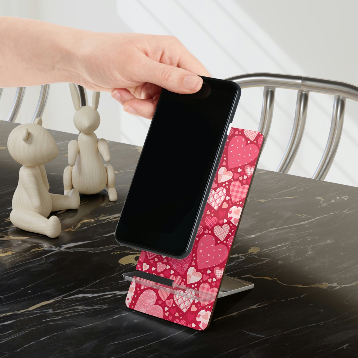 Blissful Hearts Mobile Display Stand for Smartphones
