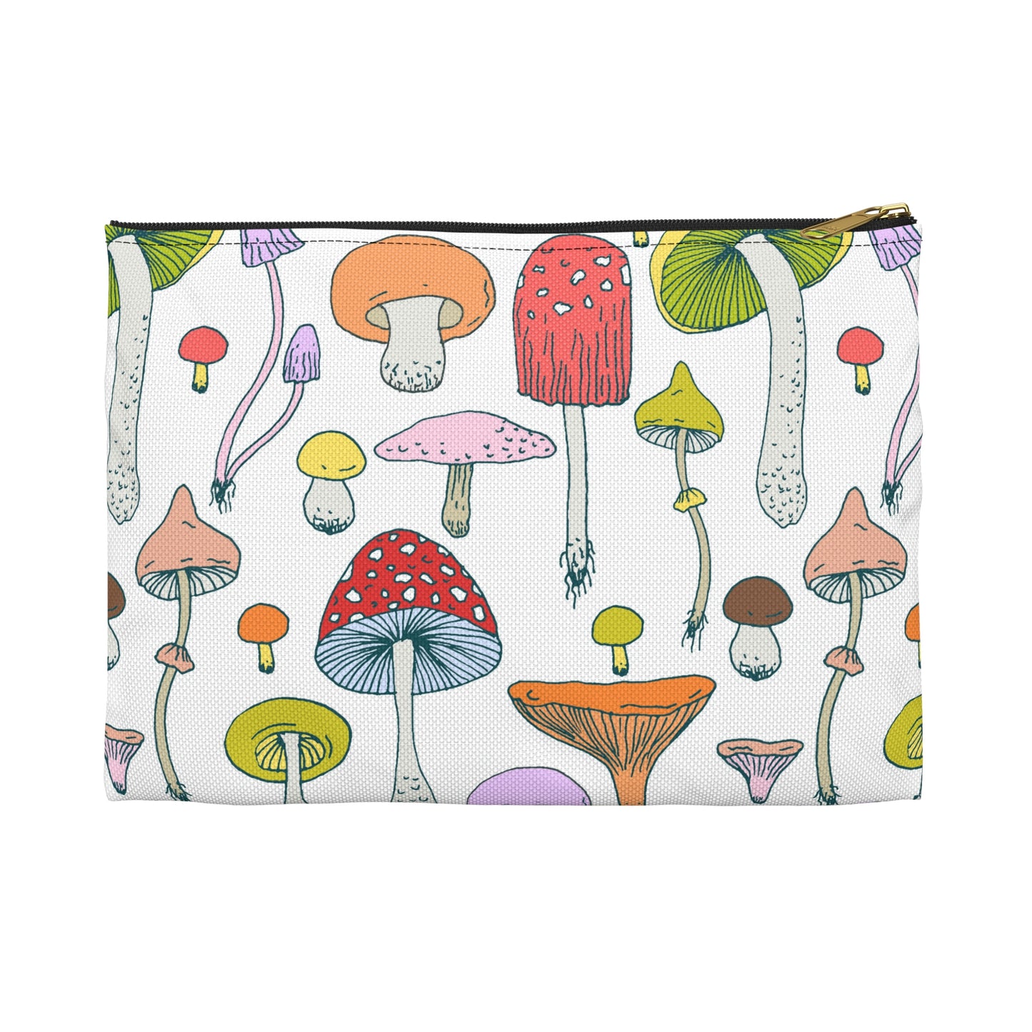 Forest Mushrooms Accessory Pouch