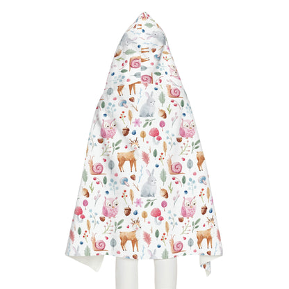 Fairy Forest Animals Youth Hooded Towel