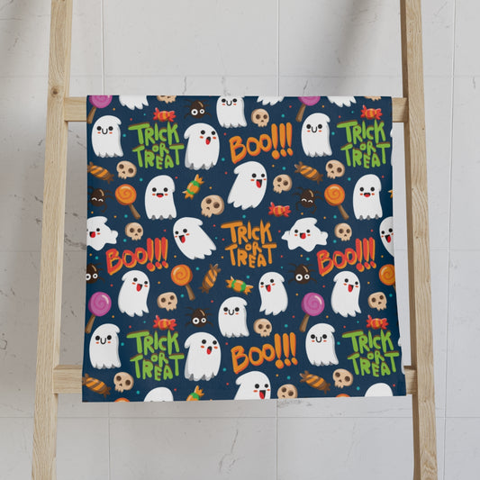 Trick or Treat Ghosts Hand Towel