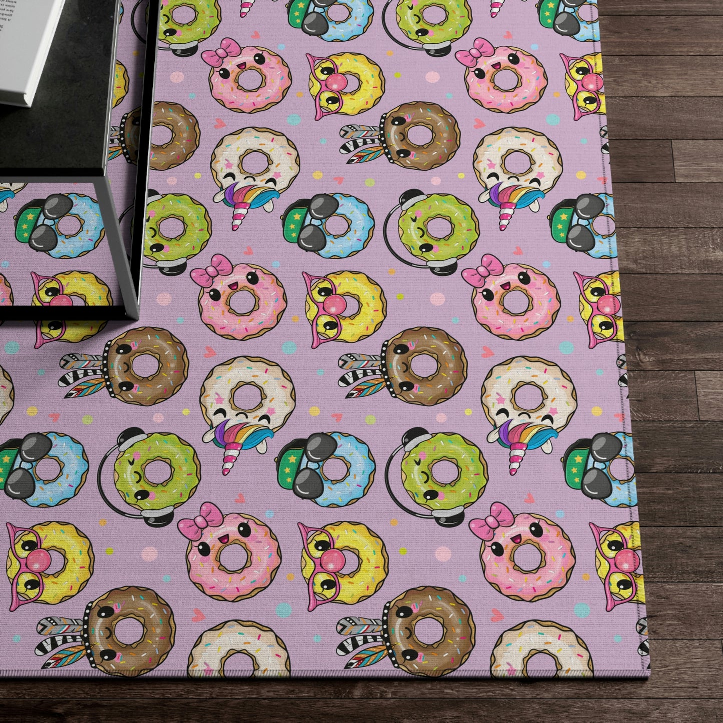 Kawaii Donuts Indoor Rug