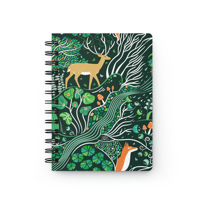 Emerald Forest Spiral Bound Journal