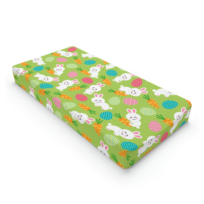 Bunnies and Eggs Baby Changing Pad Cover