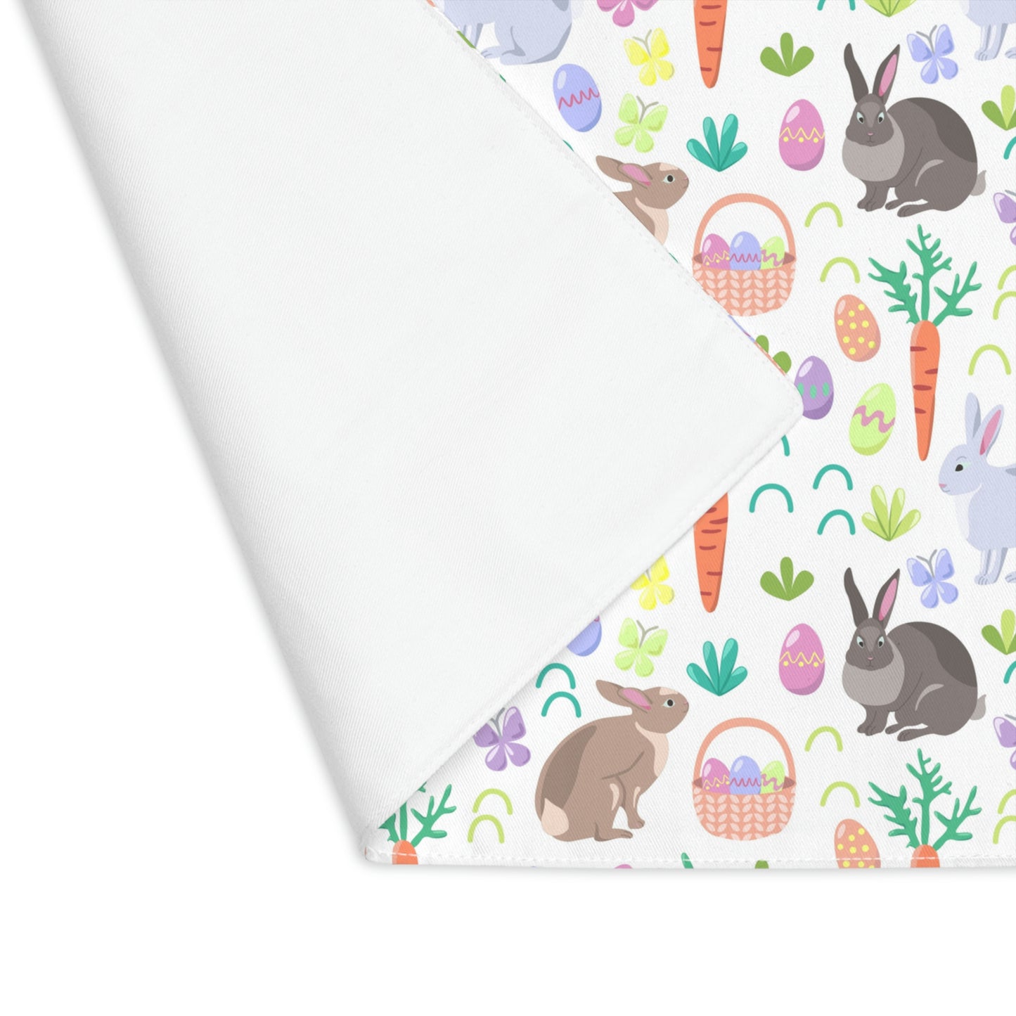 Easter Baskets, Carrots and Rabbits Placemat, 1pc