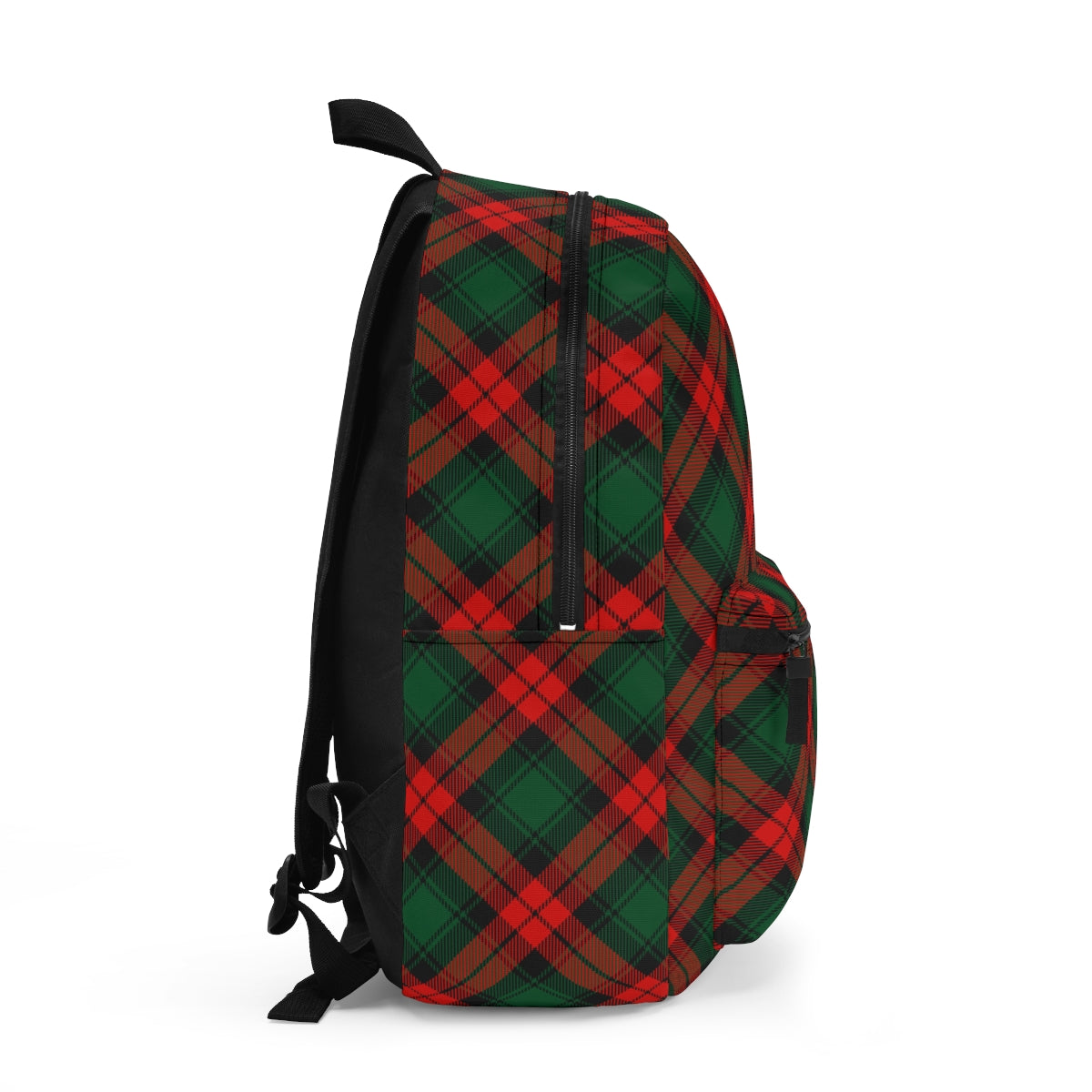 Red and Green Tartan Plaid Backpack