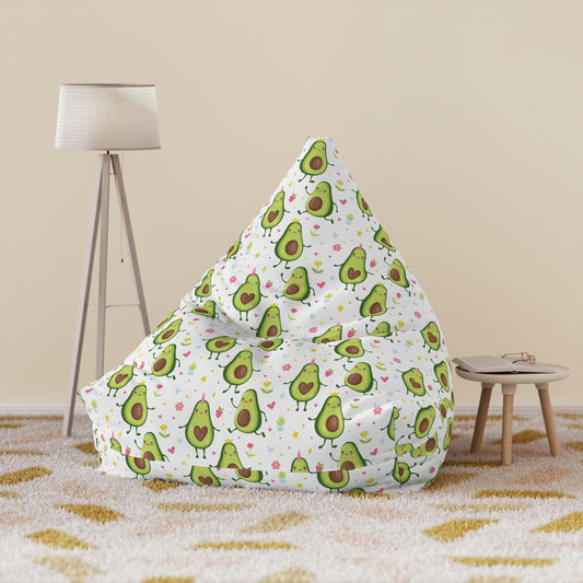 Kawaii Avocados Bean Bag Chair Cover