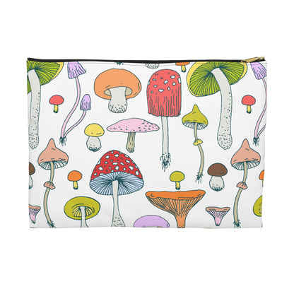 Forest Mushrooms Accessory Pouch