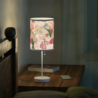 Paris Love Letters Lamp on a Stand, US|CA plug