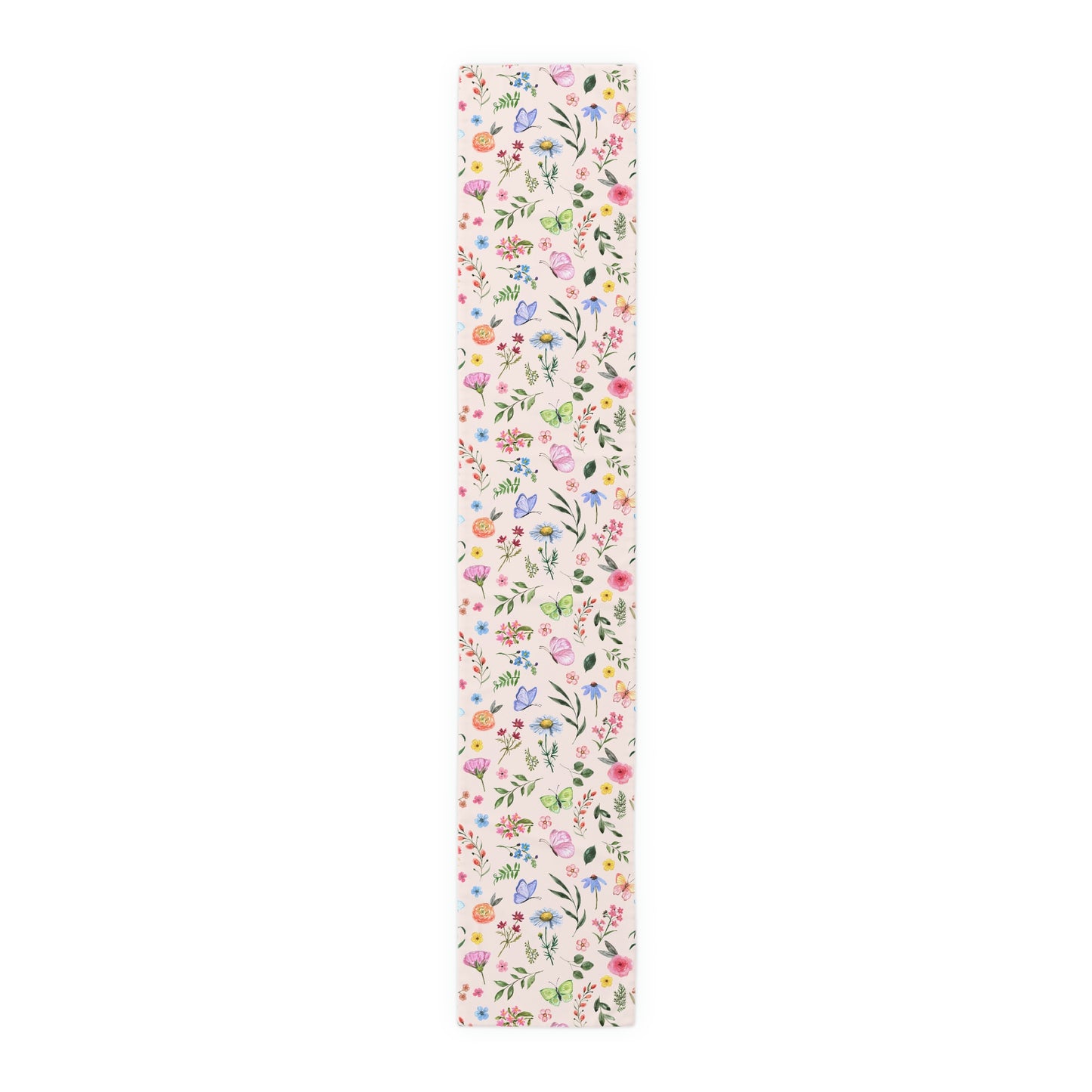 Spring Daisies and Butterflies Table Runner (Cotton, Poly)