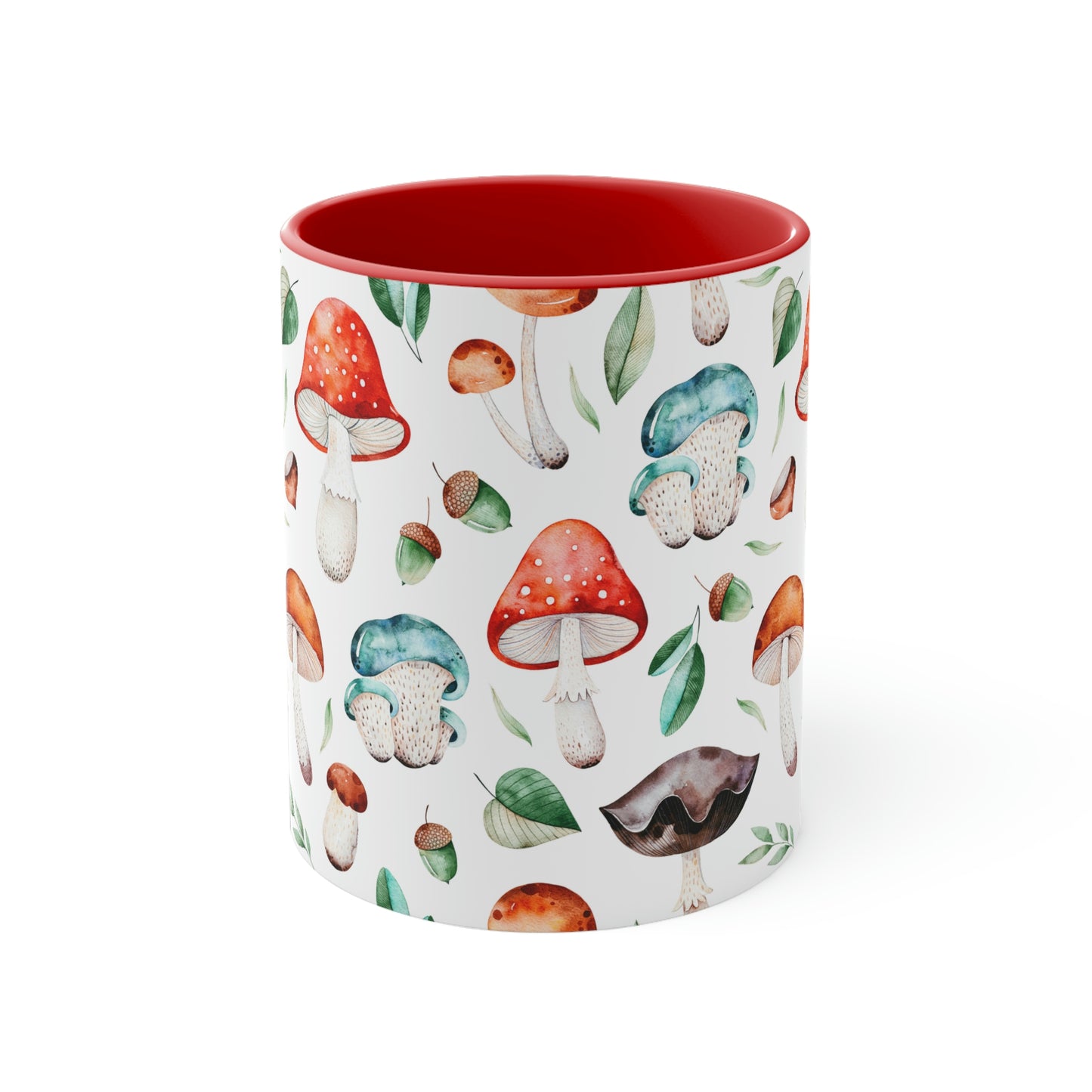 Acorns and Mushrooms Coffee Mug, 11oz