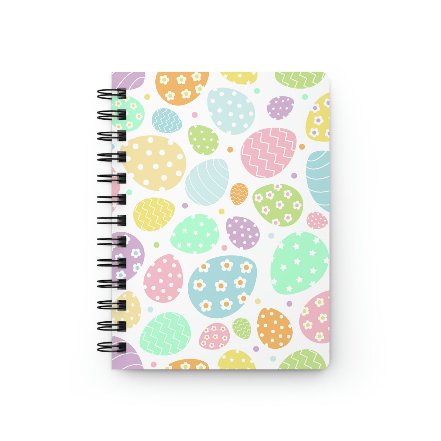 Colorful Easter Eggs Spiral Bound Journal