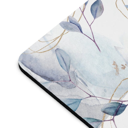 Abstract Floral Branches Mouse Pad - Puffin Lime