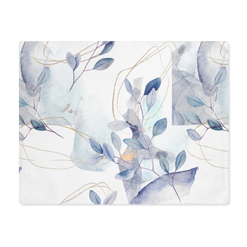 Abstract Floral Branches Placemat - Puffin Lime