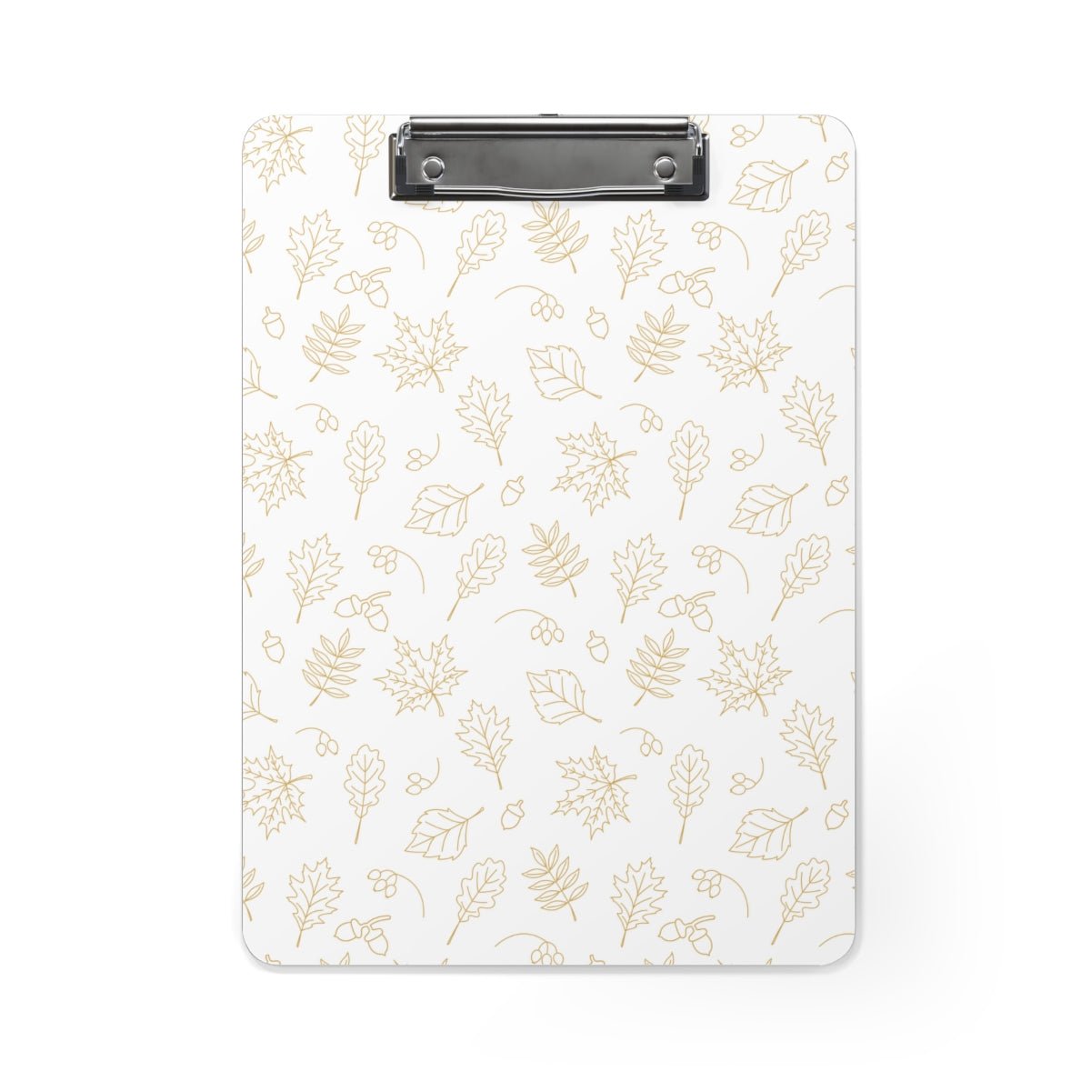 Acorns and Leaves Clipboard - Puffin Lime