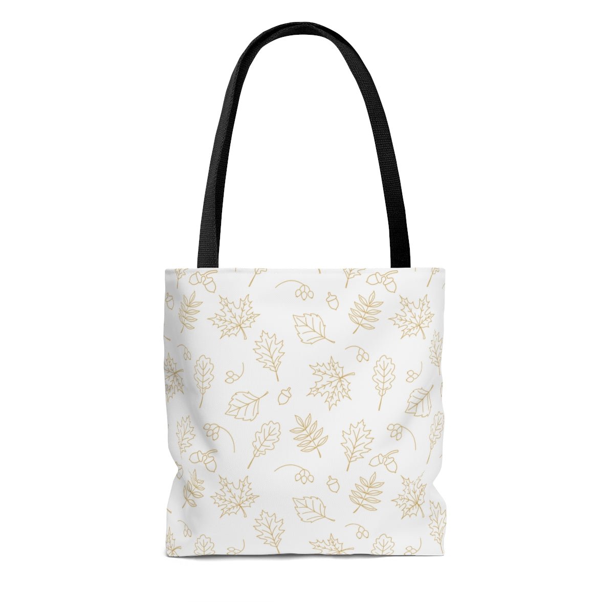 Acorns and Leaves Tote Bag - Puffin Lime