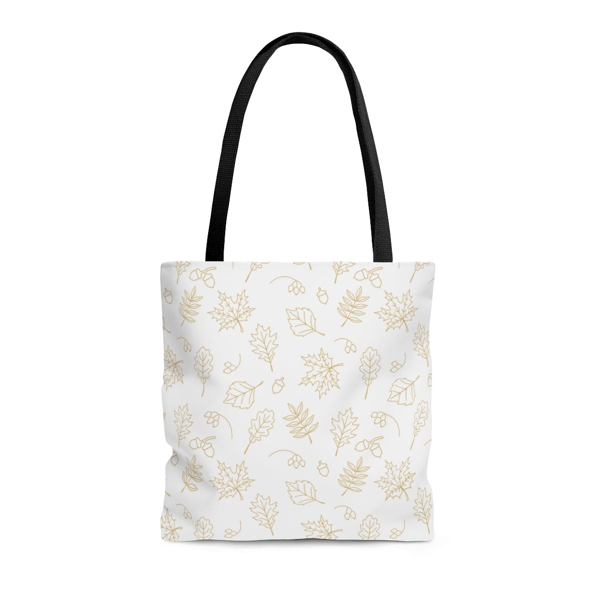 Acorns and Leaves Tote Bag - Puffin Lime