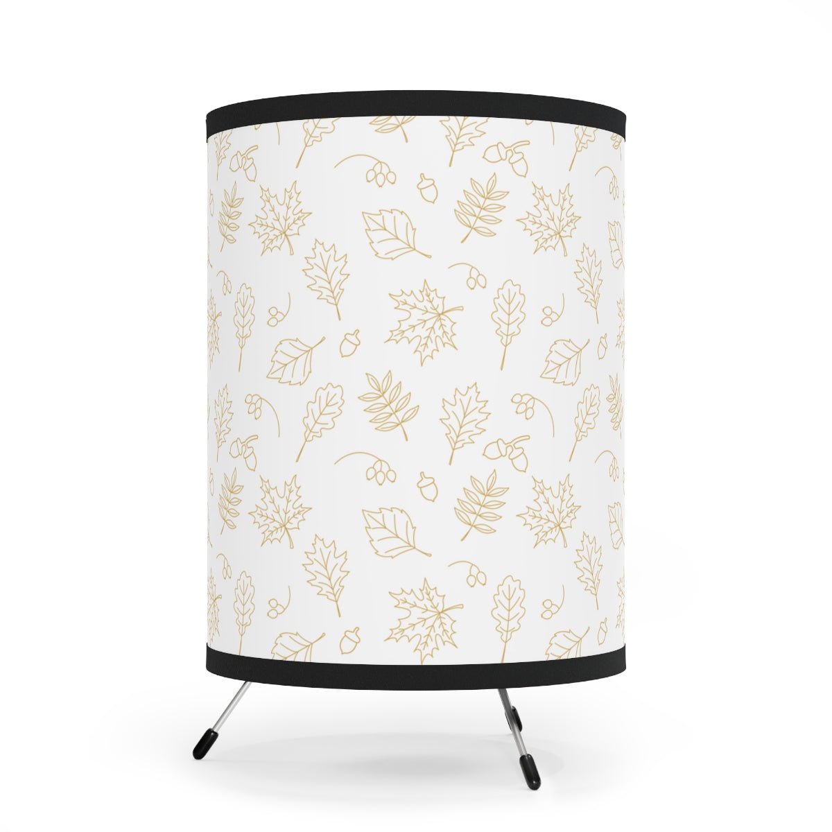Acorns and Leaves Tripod Lamp - Puffin Lime