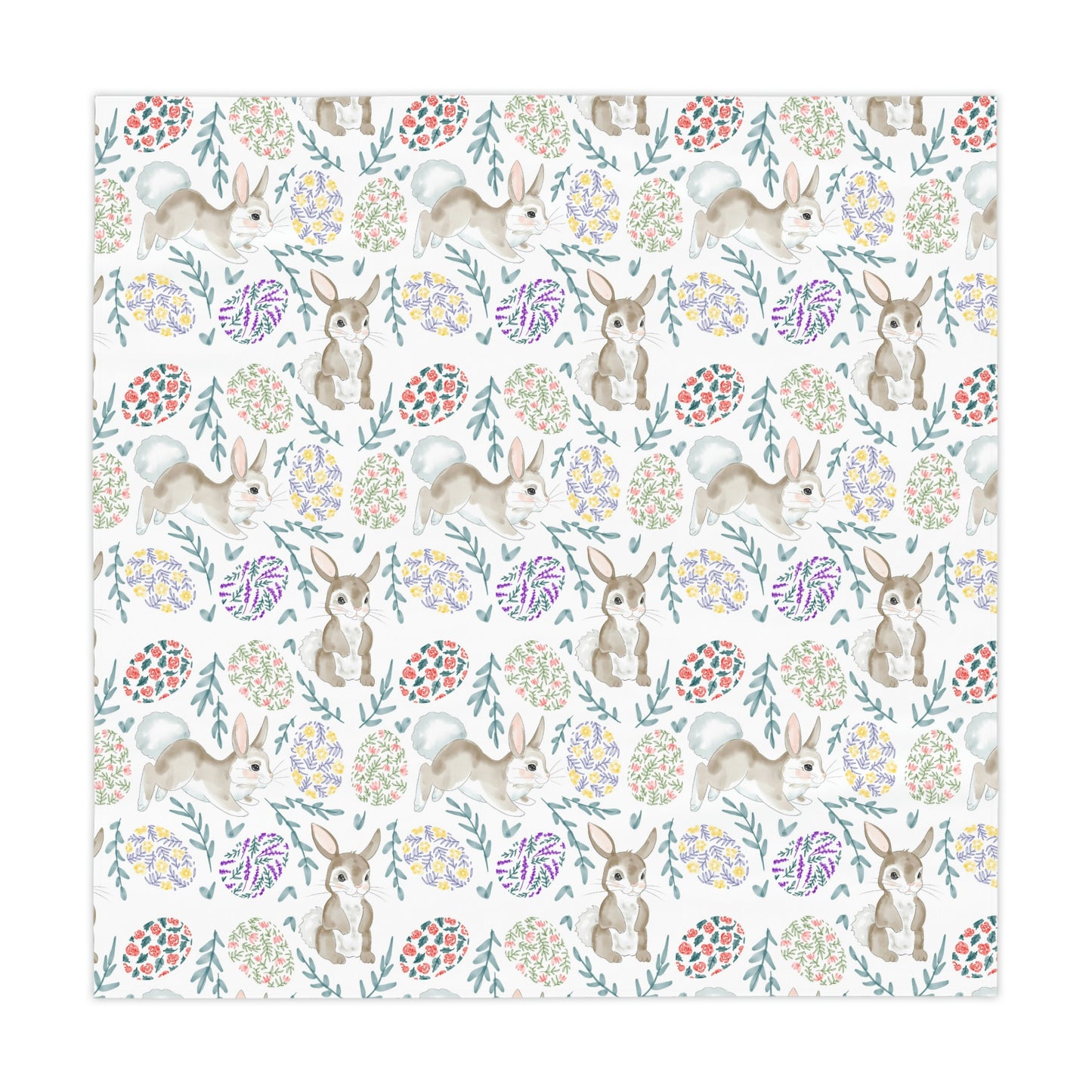 Bunnies and Easter Eggs Table Cloth