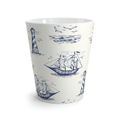 Vintage Ships Latte Mug