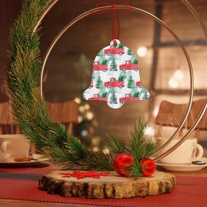 Christmas Tree Farm Metal Ornament