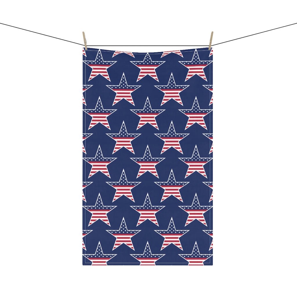 American Stars Kitchen Towel - Puffin Lime