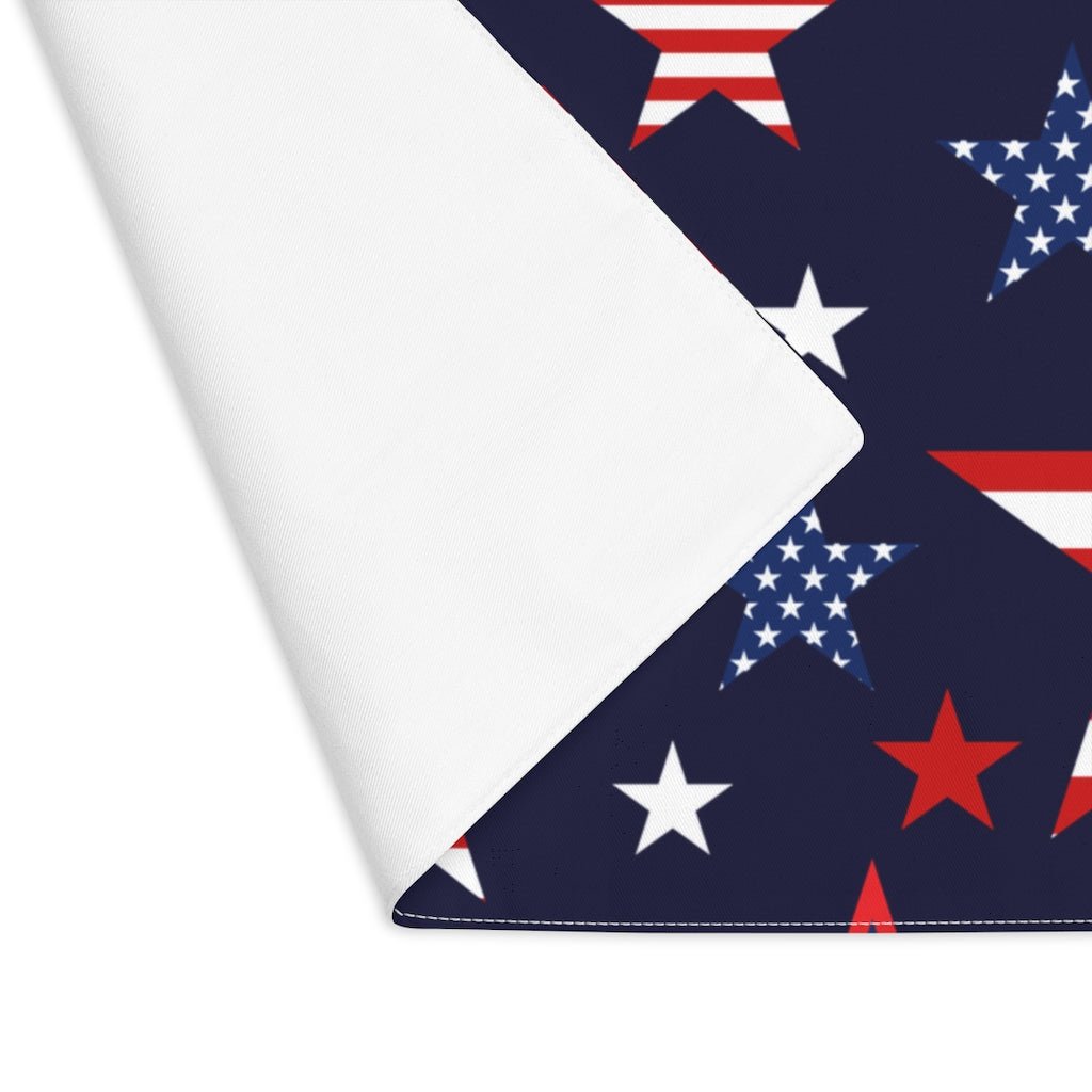 American Stars Placemat - Puffin Lime