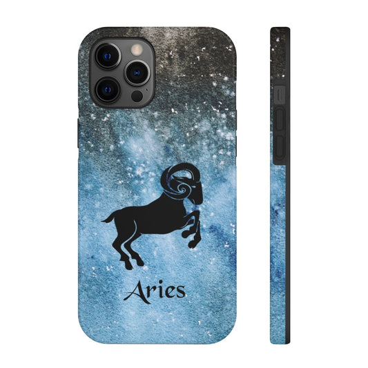 Aries Zodiac Sign iPhone Case - Aries Birthday Gift - Puffin Lime