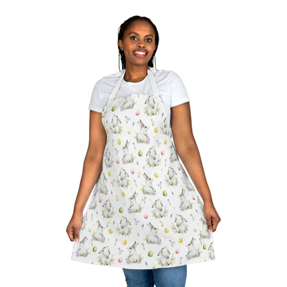 Cottontail Bunnies and Eggs Apron