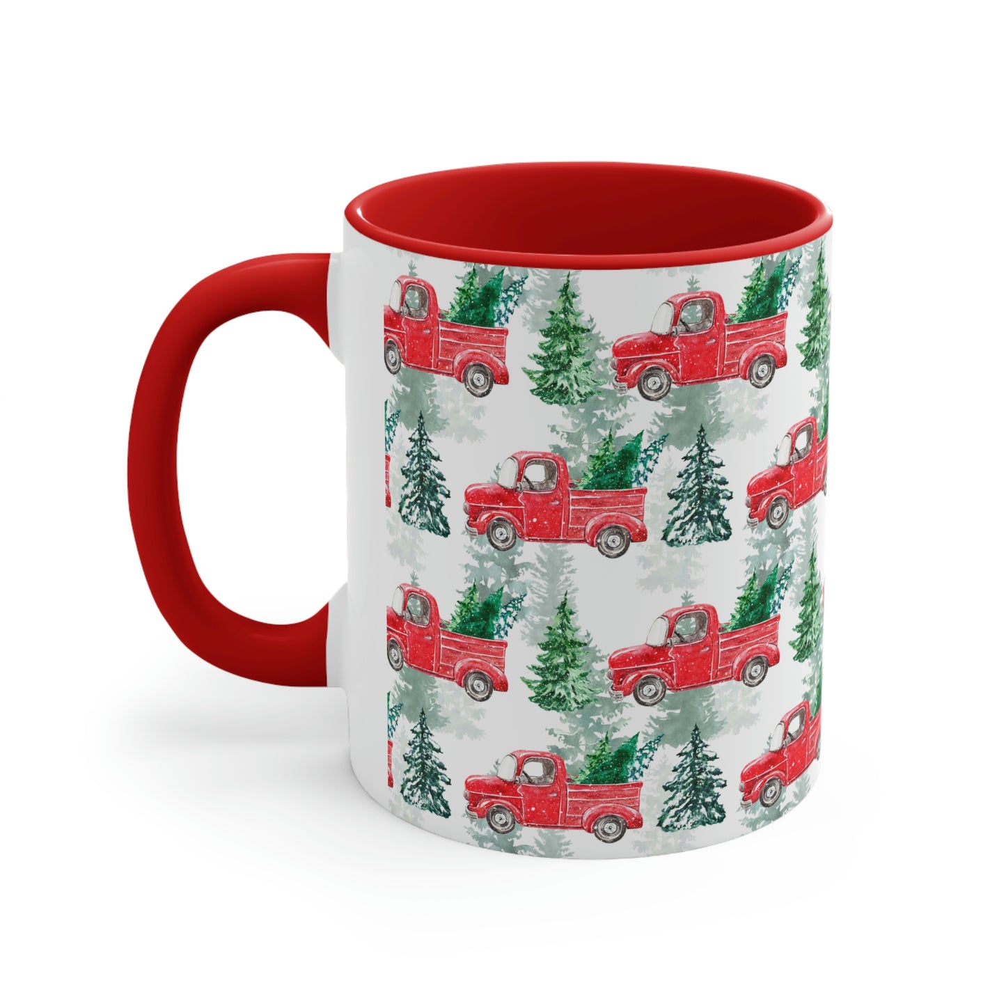 Christmas Tree Farm Accent Coffee Mug, 11oz