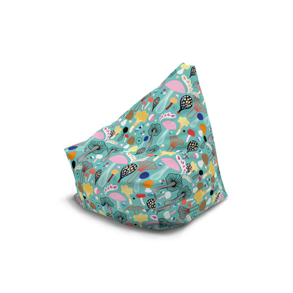Colorful Mushrooms Bean Bag Chair Cover