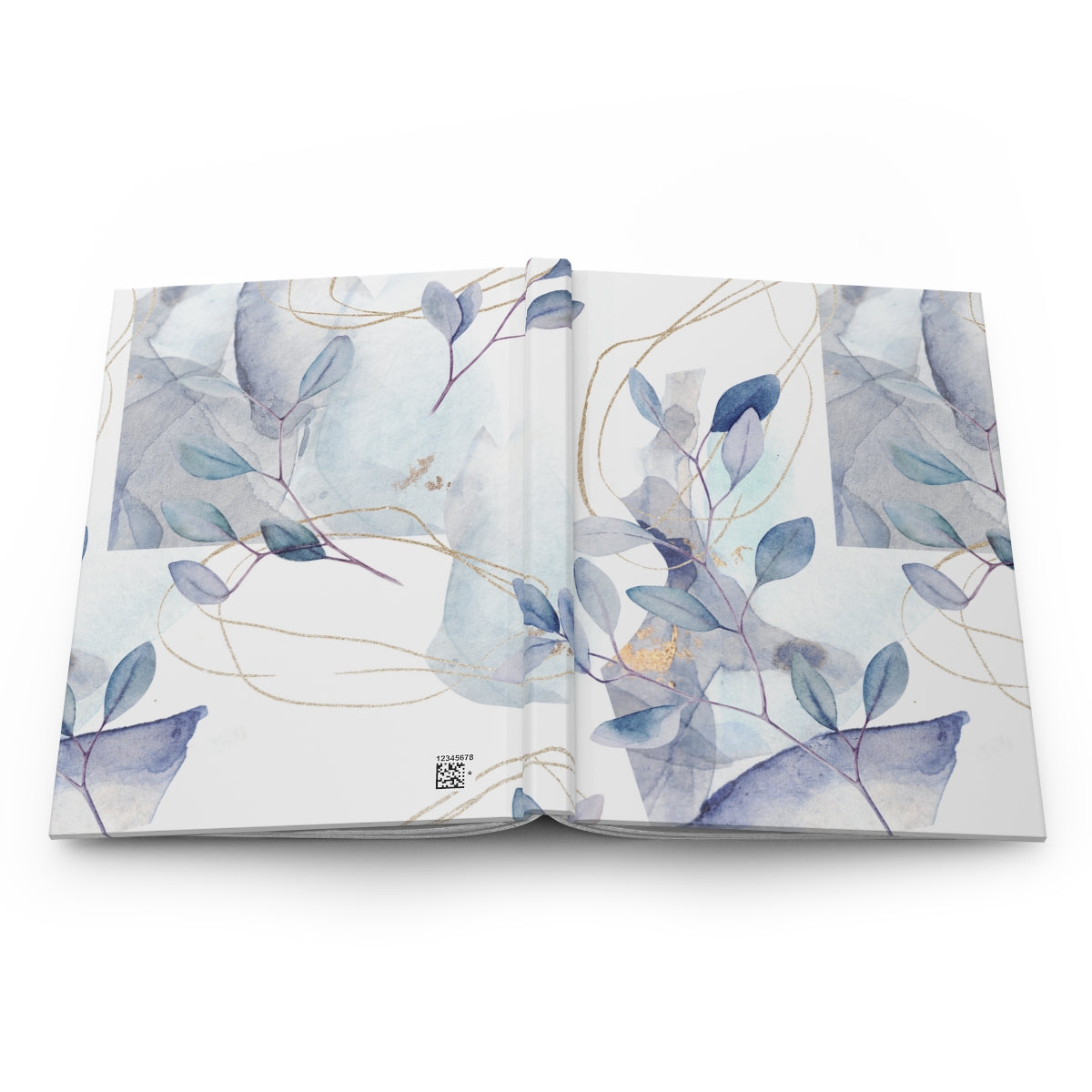 Abstract Floral Branches Hardcover Journal Matte
