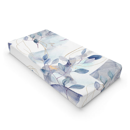 Abstract Floral Branches Baby Changing Pad Cover