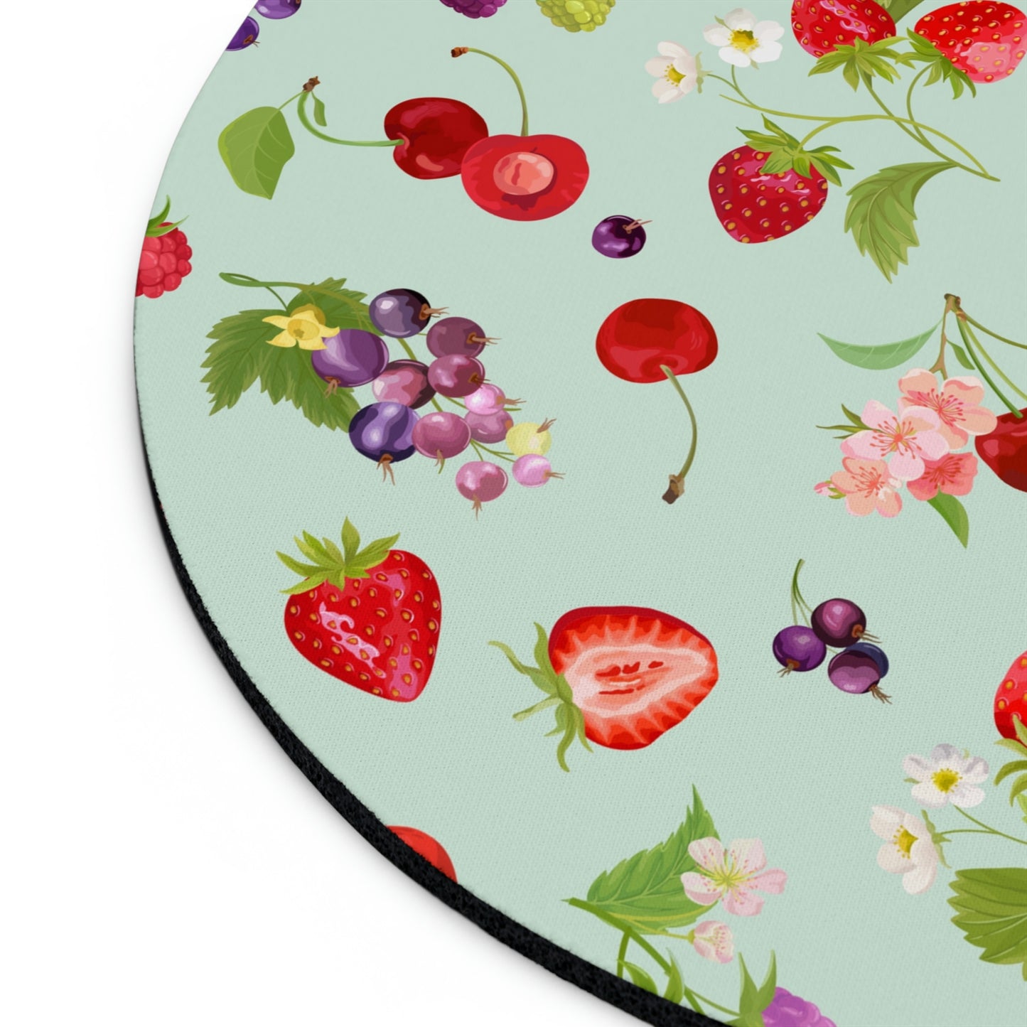 Cherries and Strawberries Mouse Pad