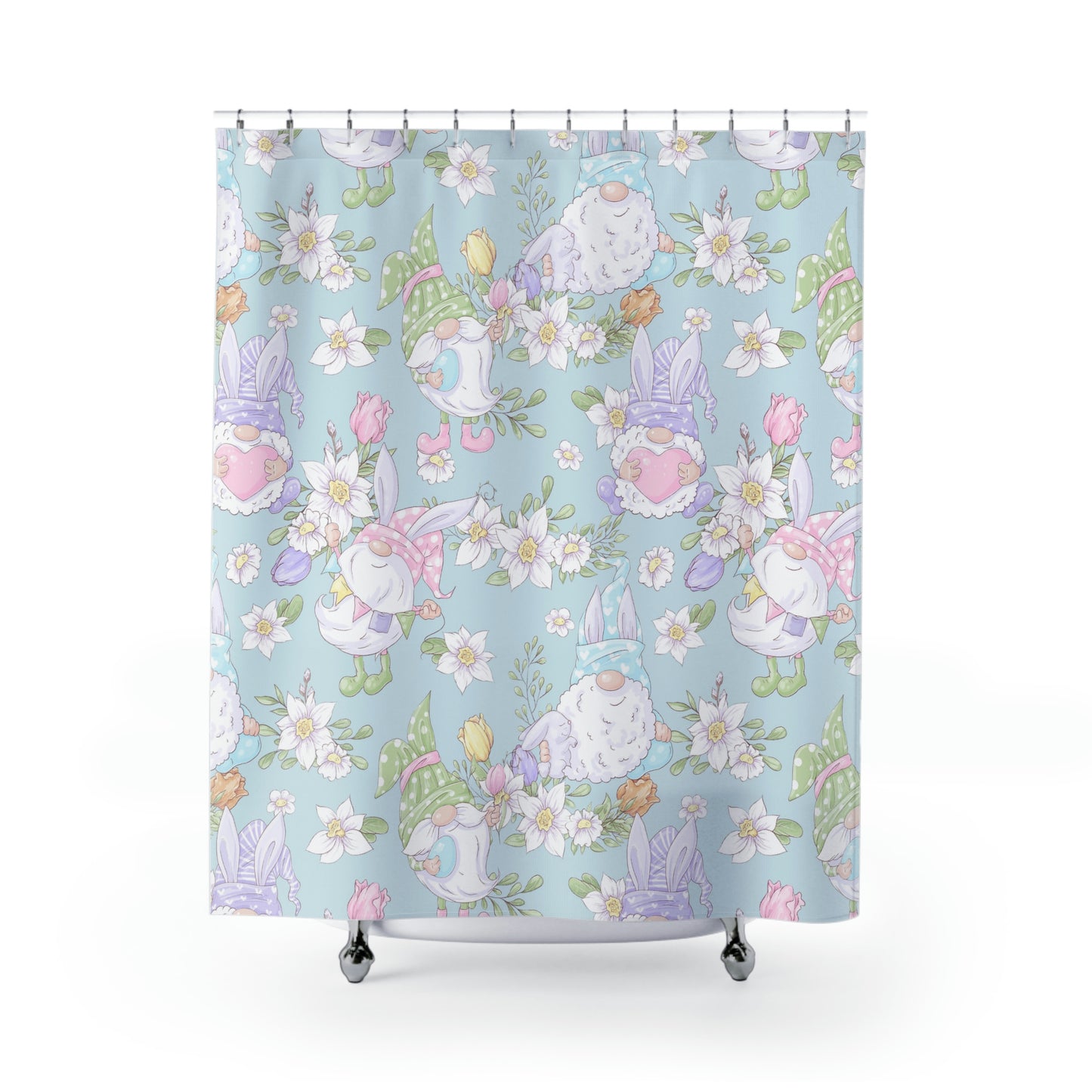 Easter Gnomes Shower Curtain