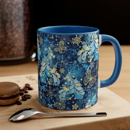 Magical Snowflakes Accent Coffee Mug, 11oz