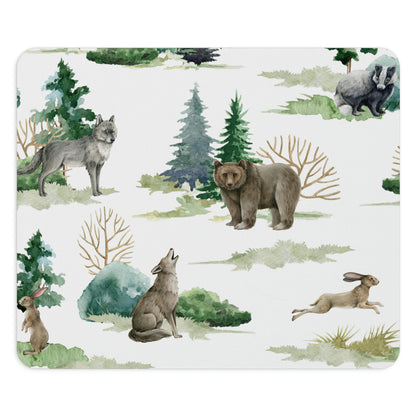 Wild Forest Animals Mouse Pad