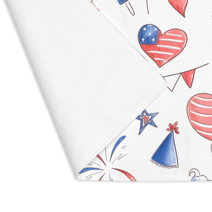 Banners and Donuts Placemat - Puffin Lime