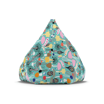 Colorful Mushrooms Bean Bag Chair Cover