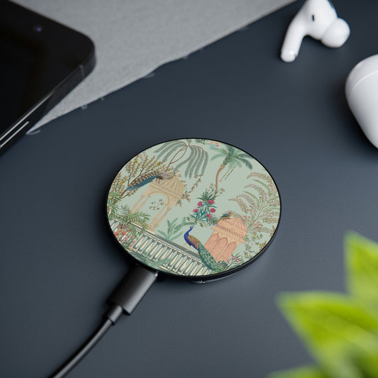 Lovely Peacocks Magnetic Induction Charger