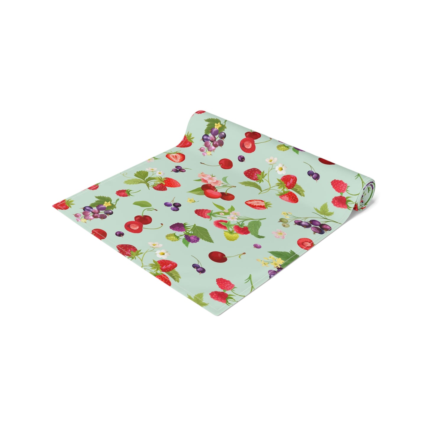 Cherries and Strawberries Table Runner (Cotton, Poly)