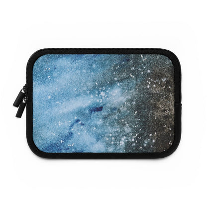 Blue Galaxy Laptop Sleeve - Puffin Lime