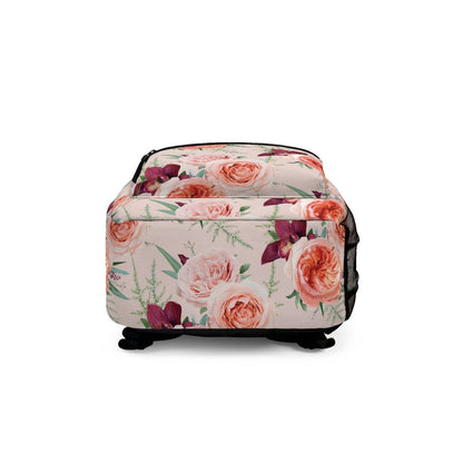 Blush Roses Backpack - Puffin Lime