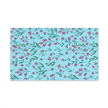 Bright Pink Flowers Hand Towel