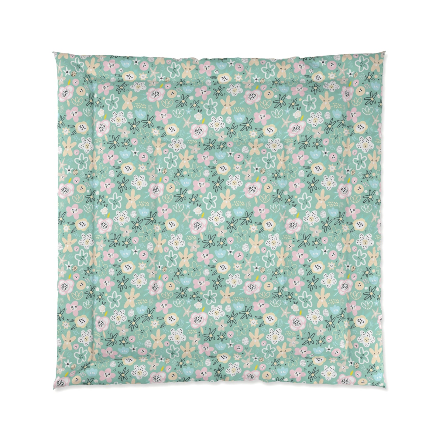 Abstract Flowers Comforter