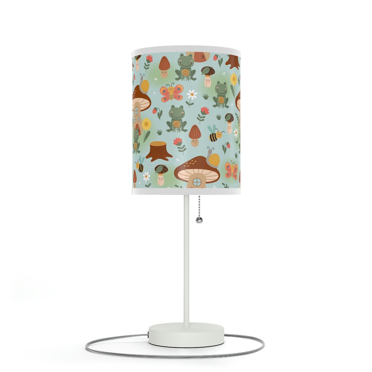 Frogs and Mushrooms Table Lamp