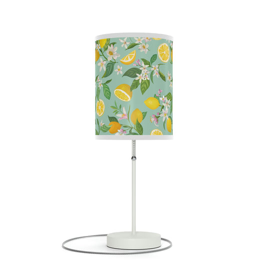 Lemons and Flowers Table Lamp