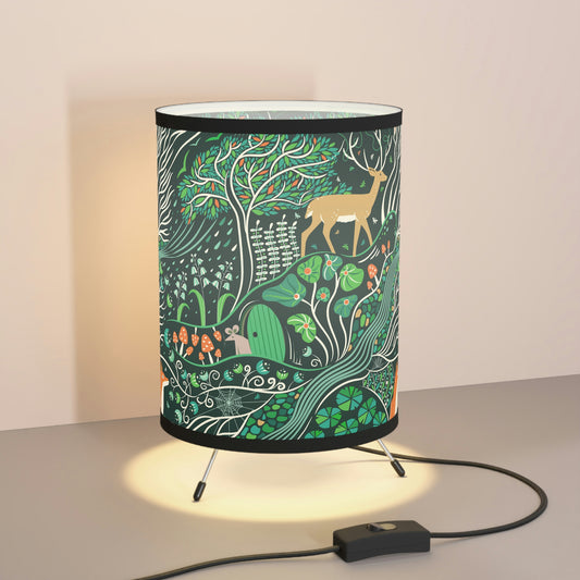 Emerald Forest Tripod Lamp